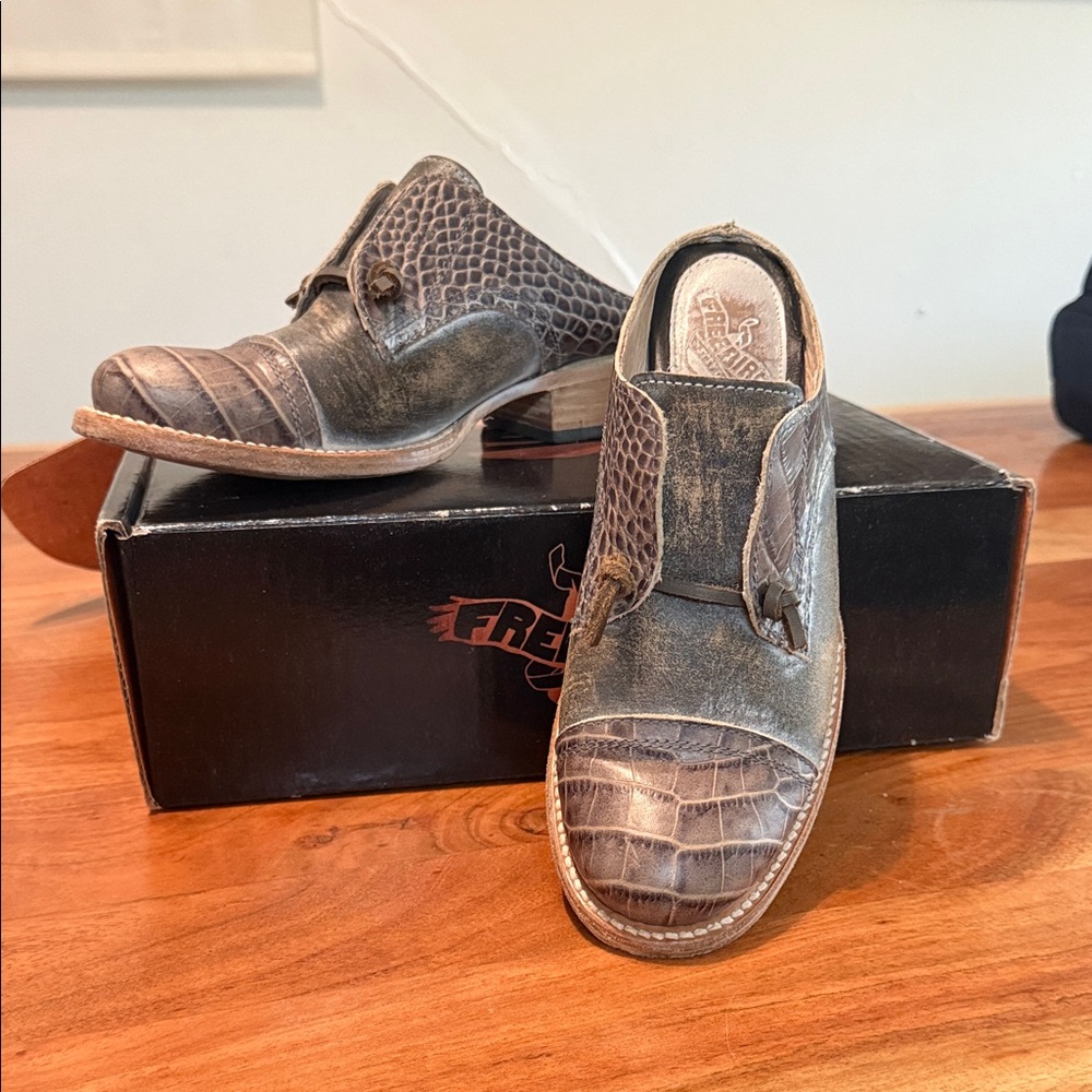 Freebird by Steven Malena - Croc-Accent Slip-On Flats